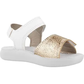 GEOX B Lightfloppy Sandal Weiß Gold 23