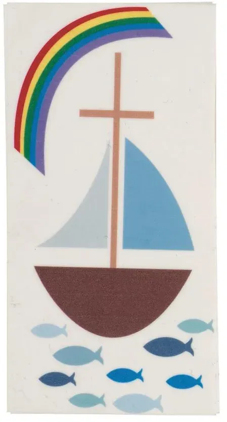 Segelboot Wachsdekor