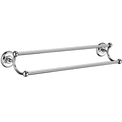 Smedbo Villa Handtuchstange doppelt, starr K2364, Accessoires, chrom