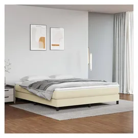 vidaXL Boxspringbettgestell 160 x 200 cm Creme