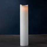 Sirius Home LED Kerze Sara Exclusive 10 cm Durchmesser weiß