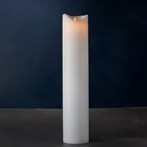 Sirius Home LED Kerze Sara Exclusive 10 cm Durchmesser weiß