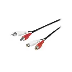 MicroConnect Audiokabel - RCA männlich zu RCA weiblich