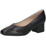 CAPRICE Pumps aus Leder Kleiner Absatz, Blau (Ocean Nappa), 37 EU