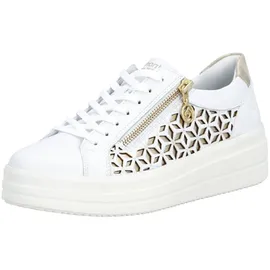 remonte Sneaker Damen Weiß/Gold 41