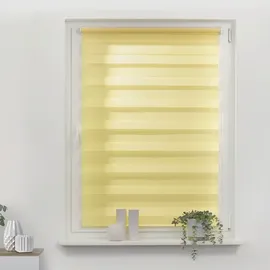 Lichtblick Duo Rollo / Doppelrollo Klemmfix 120 x 150 cm gelb