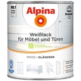 Alpina Weißlack für Möbel und Türen 2 l glänzend