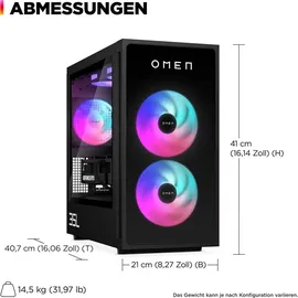 HP OMEN 35L Gaming Desktop Intel i7-14700F 32GB/1TB SSD RTX 4060 Ti Windows 11 - AM9L2EA#ABD