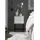 Möbel Boss Nachttisch Marle 40 x 65 x 38,5 cm Schwarz/Weiß