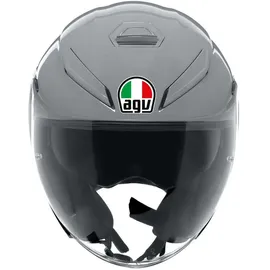 AGV K5 Jet Evo E2206, Motorrad Jet-Helmet, Unisex, Nardo Grey, XL