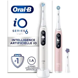 Oral-B iO Series 6 Duo Set Weiß/Pink Sand