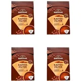 2X Barissimo Kaffeefilter Papier, Größe 4, Naturbraun, 100 Stück, Doppelnaht