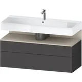 Duravit QA4396083490000 QTG WTU WH Ek. 1190x470x590 Gt Mt. H