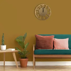 Art for the home Wanduhr Zahlen 40,0 cm 40 gold