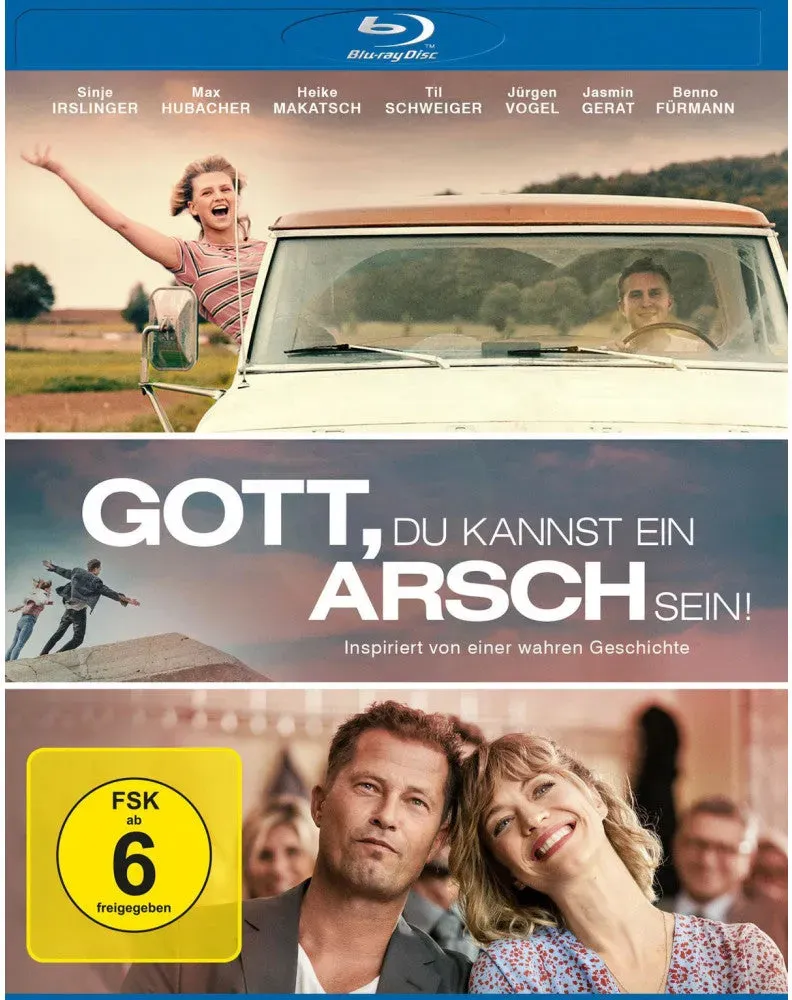 Blu-ray Gott, du kannst ein Arsch sein! Komödie FSK 6 2020 Deutschland Max Hubacher Heike Makatsch Til Schweiger.