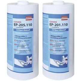 COSMO 2K-Eckwinkelklebstoff 200.110 2 x 1000 ml Grau