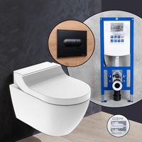 Geberit AquaClean Tuma Classic Komplett-SET Dusch-WC mit neeos Vorwandelement,, 146090111+16604BM#SET,
