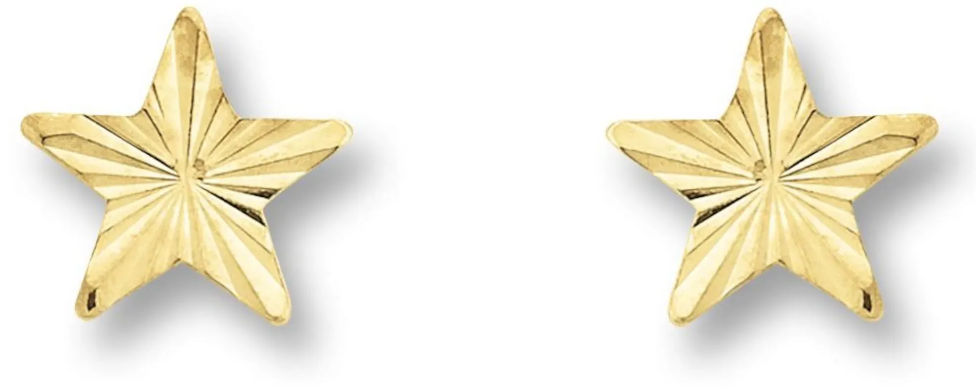 Paar Ohrstecker ONE ELEMENT "Stern Ohrringe aus 333 Gelbgold" Gr. Kinder, Gelbgold 333, goldfarben (gold) Damen Ohrstecker Gold Schmuck Stern
