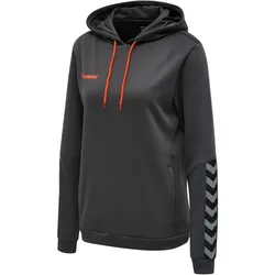 hummel Authentic Polyester Hoodie Damen asphalt L