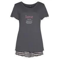 VIVANCE DREAMS Damen Shorty anthrazit-hellrosa Gr.32/34