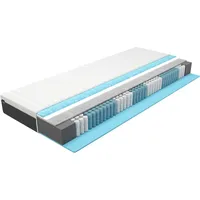 BMM Matratze 80x200 cm easyone H3 mittelfest/Boxspring 5-Schicht-Hybrid-System/Taschenfederkern trifft Schaumstoff/ergonomische 7 Zonen Matratze Höhe 22 cm/Matratzen Deutsche Entwicklung