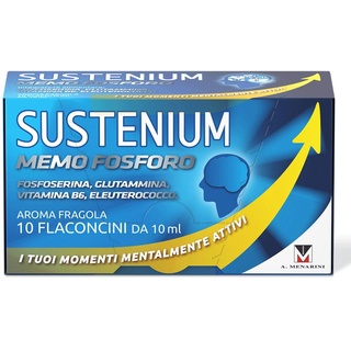 Sustenium Memo Fosforo | Integratore alimentare con Fosfoserina, Gluta