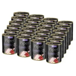 DOLINA NOTECI Piper für Hunde mit Kaninchen und Apfel 24x800g