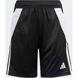 Kinder Fussball Shorts - ADIDAS Tiro 24 schwarz, schwarz|weiß, Gr. 128  - 8 Jahre