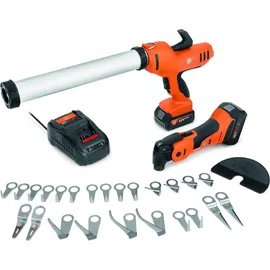 Fein Akku-Kartuschenpresse und Akku-MultiMaster, AKP 18-600 AS Autoglaser-Set TOP
