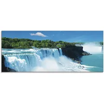 ARTland Niagara blau (farbe bild(er): blau), B:125cm H:50cm, Bilder, in verschiedenen Größen