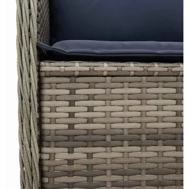 vidaXL Gartenbank 1-tlg 220 x 60 x 70 cm Grau