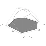 Exped Lyra III Extreme Zeltunterlage (Größe One Size, grau)
