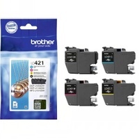 4 brother LC-421VAL schwarz, cyan, magenta, gelb Tintenpatronen Brother - LC421VAL