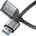 USB-A USB-A 1 5 space grey/schwarz