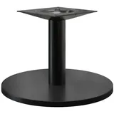 GGM Möbel NIZZA | Lounge Tischgestell | | ̃45cm | | Schwarz | FuÃŸ Bein Säule: 7,6 x 36 cm