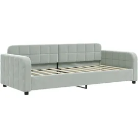 vidaXL Tagesbett 90 x 190 cm Hellgrau