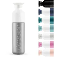 dopper Insulated Steel - Isolierflasche Gr 350 ml grau/weiß