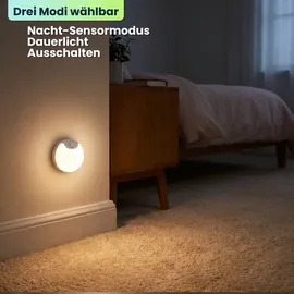 ideoon lights ideoon 4er Set LED Schrankleuchte mit Bewegungssensor – Wiederaufladbares Nachtlicht, Magnetisch & Kabellos – Ideal als Treppenlicht & für Kleiderschrank
