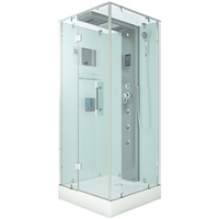 AcquaVapore Duschkabine Komplettdusche Fertigdusche Dusche D38-20L0-EC 100x100 cm mit 2K Scheiben Versiegelung