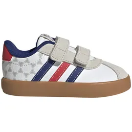 adidas VL Court 3.0 Kinder Cloud White/Pure Ruby/Mystery Ink 23,5