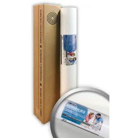 Profhome NORMVLIES 75 cm x 25 m 150 g Weiß 18,75 m2