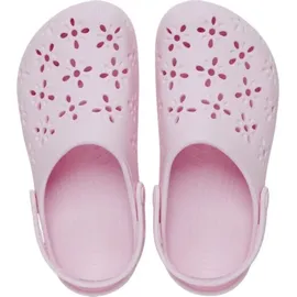 Crocs Classic Floral Cut Out Clog Rosa 36