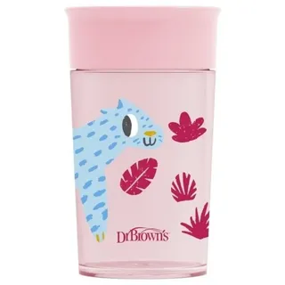 dr brown' s Dr. Brown's Milestones Cheers360 Tasse, 284ml, Rosa