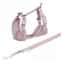 Trixie Junior Welpen-Softgeschirr mit Leine - flieder