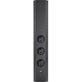 naber gmbh Ecksteckdosenelement USB A/C 0 m Schwarz 2 St.