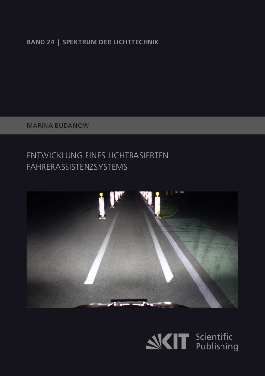 Entwicklung Eines Lichtbasierten Fahrerassistenzsystems - Marina Budanow  Kartoniert (TB)