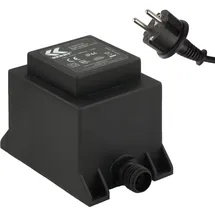 Kerry Electronics Trafo 72W 12V/AC IP44 Netzkabel 2-Pin-Stecker