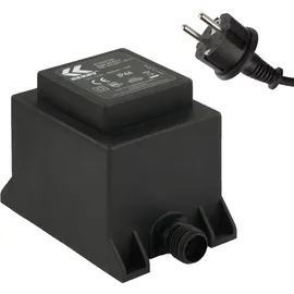 Kerry Electronics Trafo 72W 12V/AC IP44 Netzkabel 2-Pin-Stecker