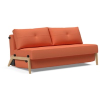 INNOVATION LIVING Schlafsofa Cubed Eiche Stoff Rust 160 cm