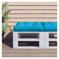 VidaXL Palettenkissen Blau Stoff